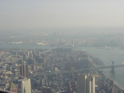 Williamsburg Bridge from WTC<br>Location: <a href="https://www.google.com/maps/search/?api=1&query=40.71101,-74.0131" target="_new">World Trade Centre Outside Observation Deck</a>